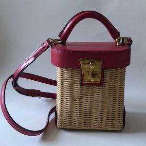 Etienne Aigner Charlotte Boxy Wicker Crossbody